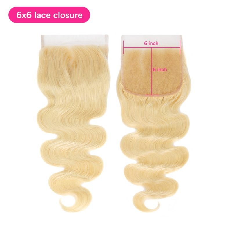 #613 Transparent Lace Closure Virgin Hair Body Wave Lace Frontal Closure - 图片 5